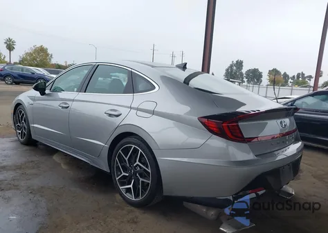 2021 Hyundai Sonata N Line from USA, damaged, VIN 5NPEK4JC7MH132794